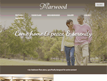Tablet Screenshot of marwoodapartments.com